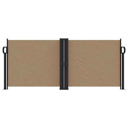 Seitenmarkise Ausziehbar Taupe 100x600 cm