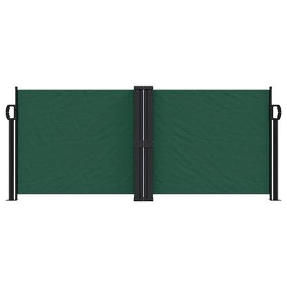 Seitenmarkise Ausziehbar Dunkelgrün 100x600 cm