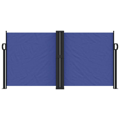 Seitenmarkise Ausziehbar Blau 120x600 cm