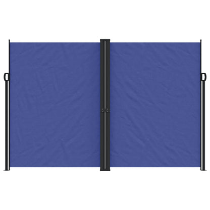 Seitenmarkise Ausziehbar Blau 220x600 cm