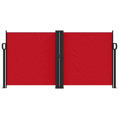 Seitenmarkise Ausziehbar Rot 120x1000 cm