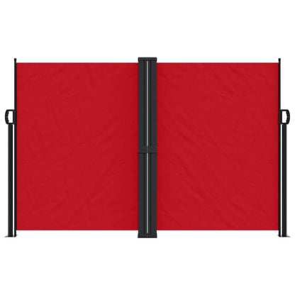 Seitenmarkise Ausziehbar Rot 160x1000 cm