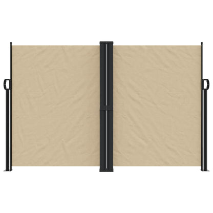 Seitenmarkise Ausziehbar Beige 160x1000 cm