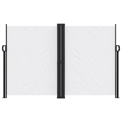 Seitenmarkise Ausziehbar Weiß 160x1000 cm