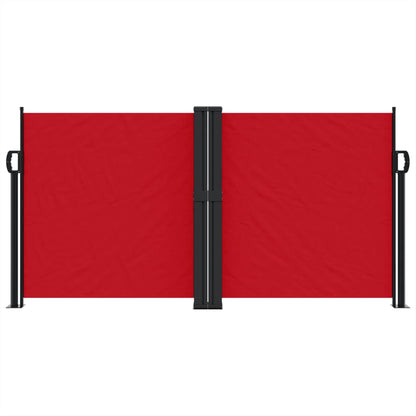 Seitenmarkise Ausziehbar Rot 120x1200 cm