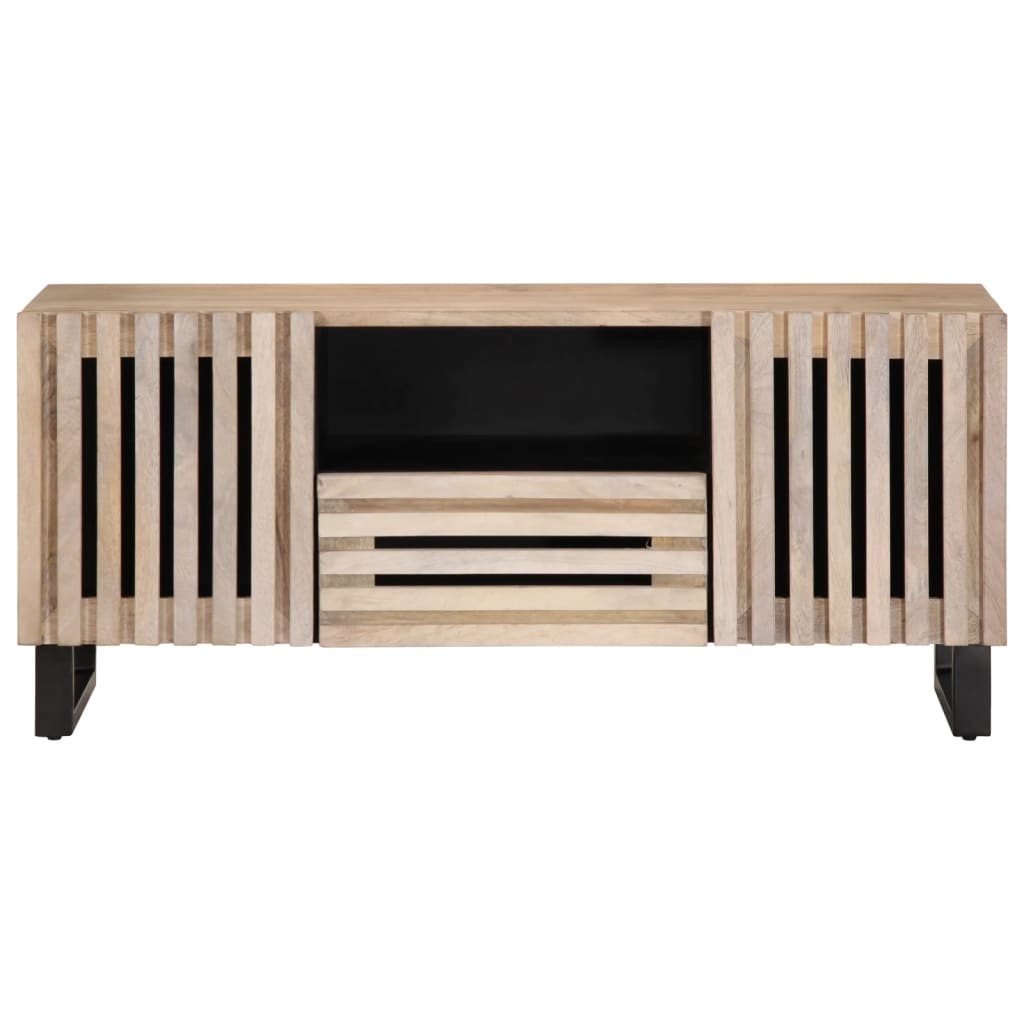 TV-Schrank 100x34x46 cm Massivholz Mango