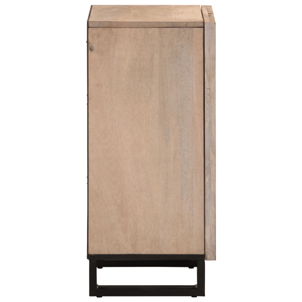 Sideboard 40x34x75 cm Massivholz Mango