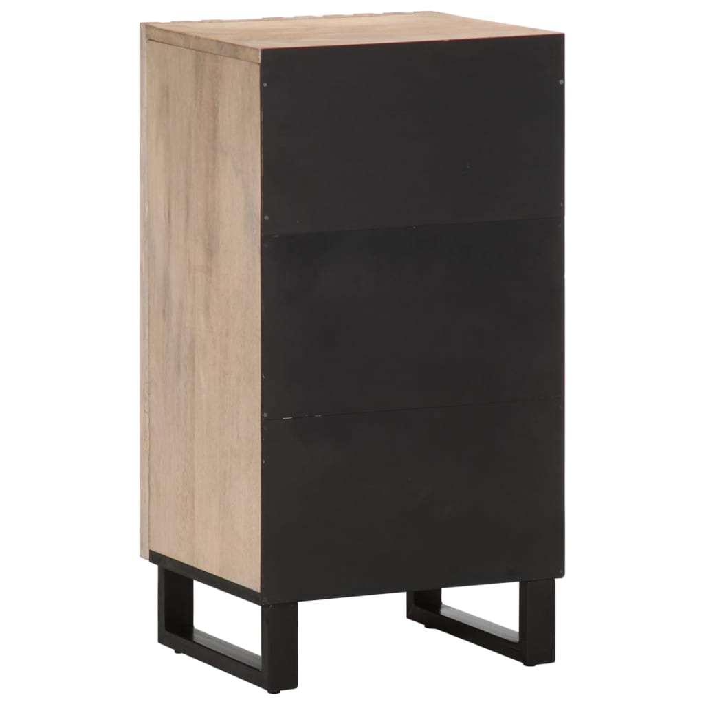 Sideboard 40x34x75 cm Massivholz Mango