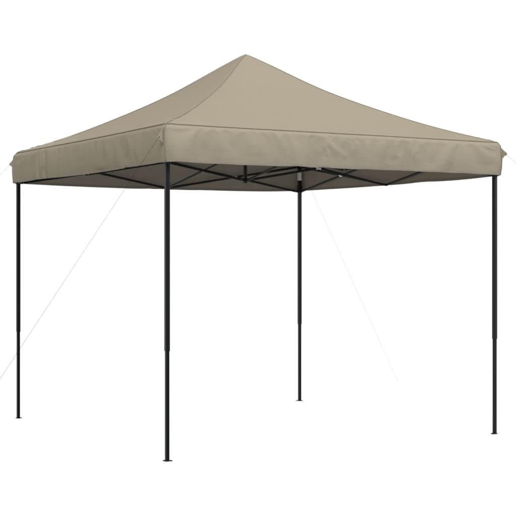 Partyzelt Faltbar Pop-Up Taupe 292x292x315 cm