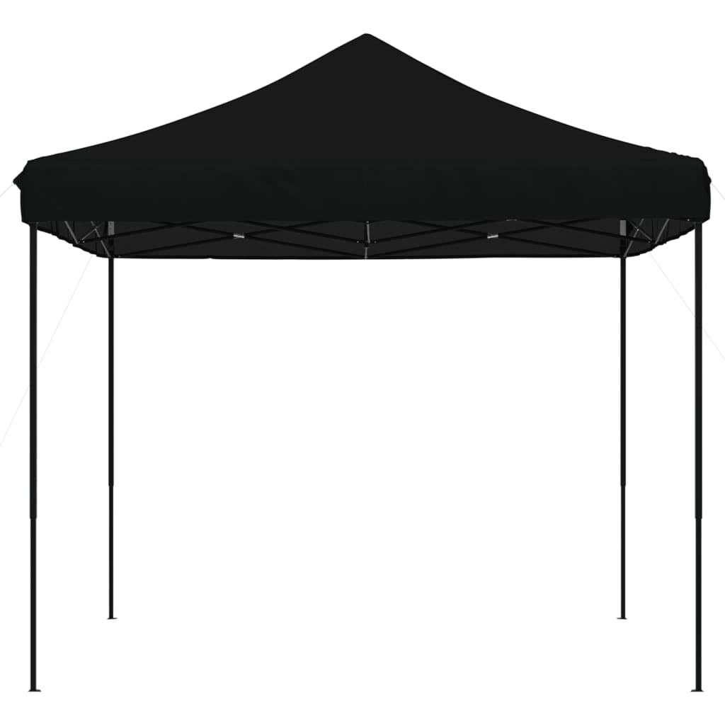 Partyzelt Faltbar Pop-Up Schwarz 292x292x315 cm