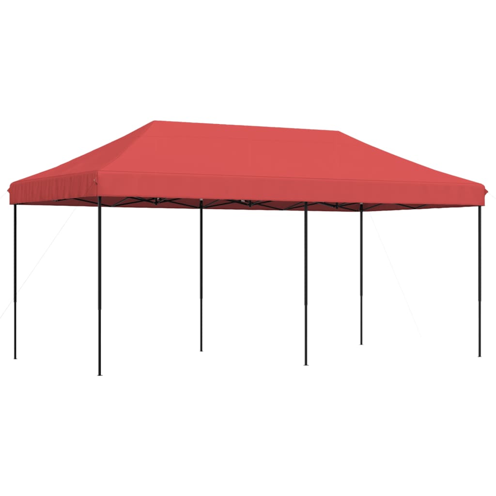 Partyzelt Faltbar Pop-Up Burgunderrot 580x292x315 cm