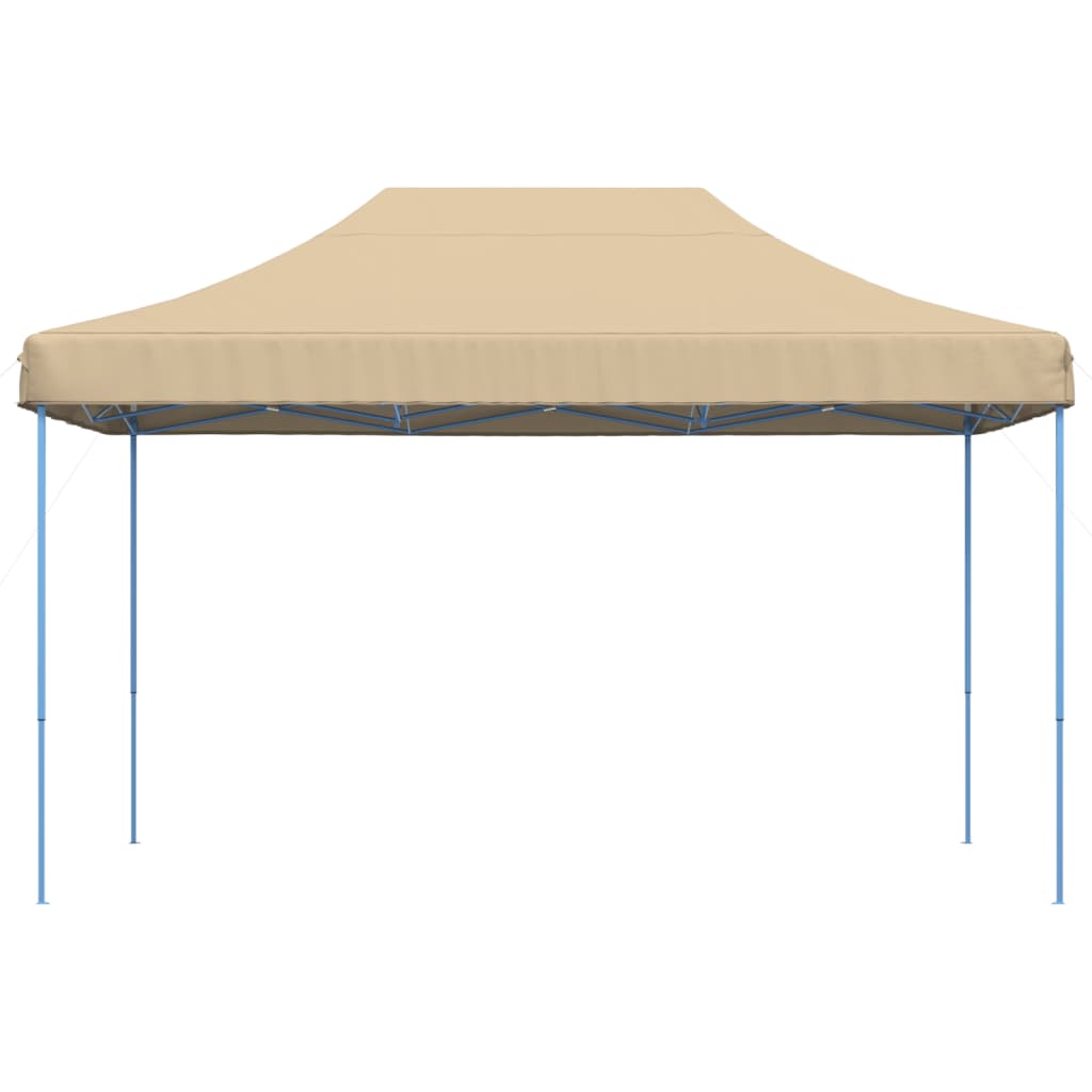 Partyzelt Faltbar Pop-Up Beige 440x292x315 cm