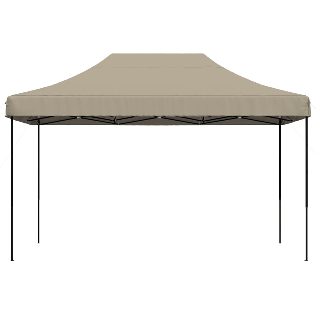 Partyzelt Faltbar Pop-Up Taupe 440x292x315 cm