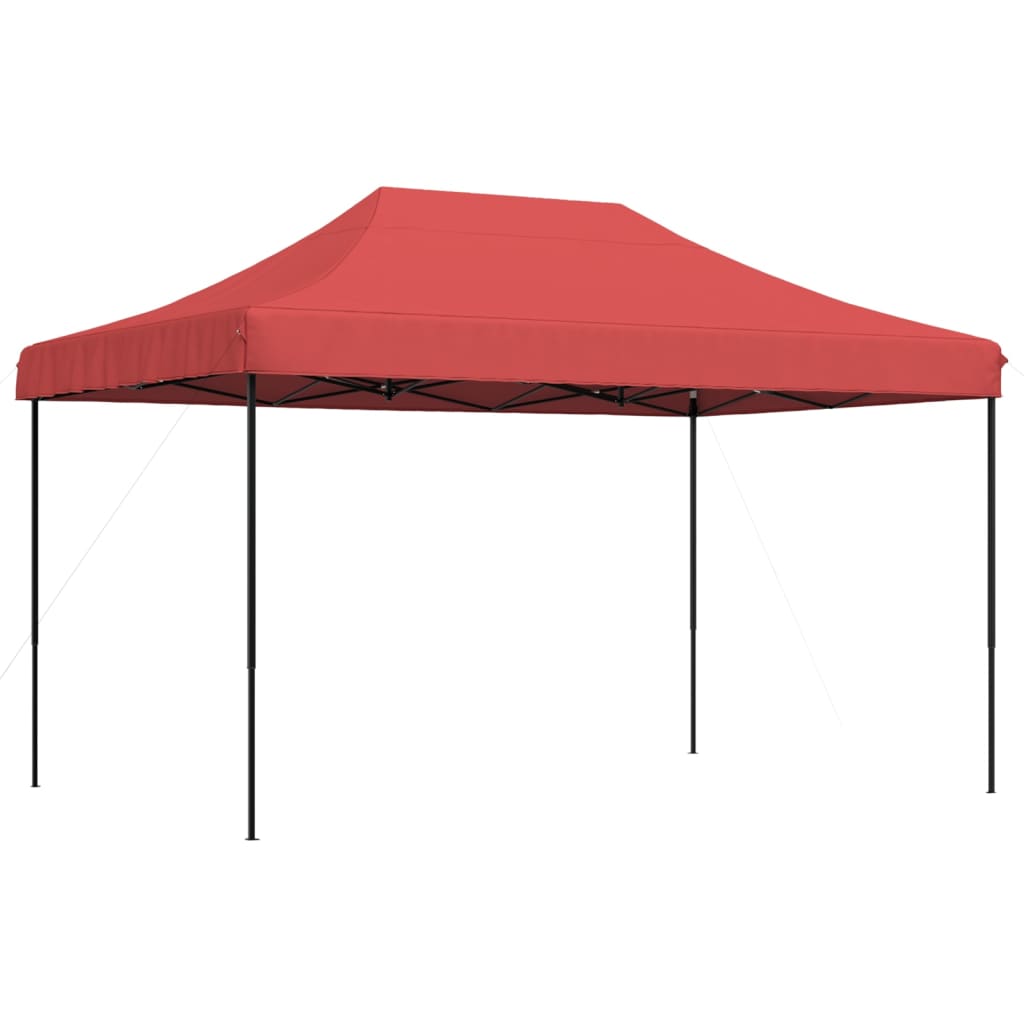 Partyzelt Faltbar Pop-Up Burgunderrot 440x292x315 cm