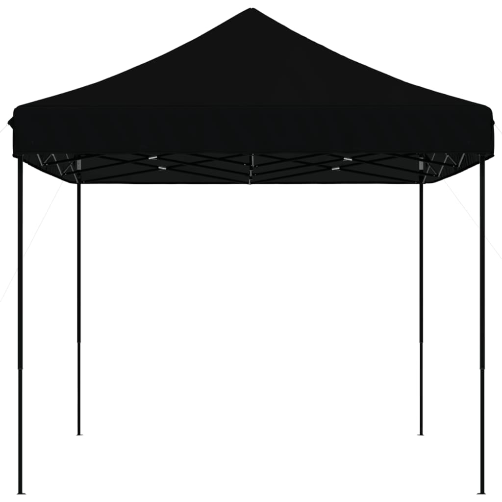 Partyzelt Faltbar Pop-Up Schwarz 440x292x315 cm