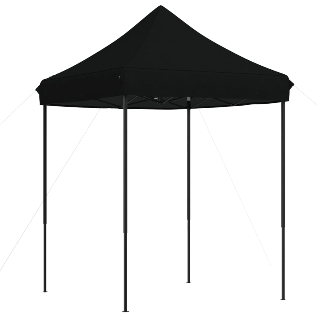 Partyzelt Faltbar Pop-Up Schwarz 200x200x306 cm