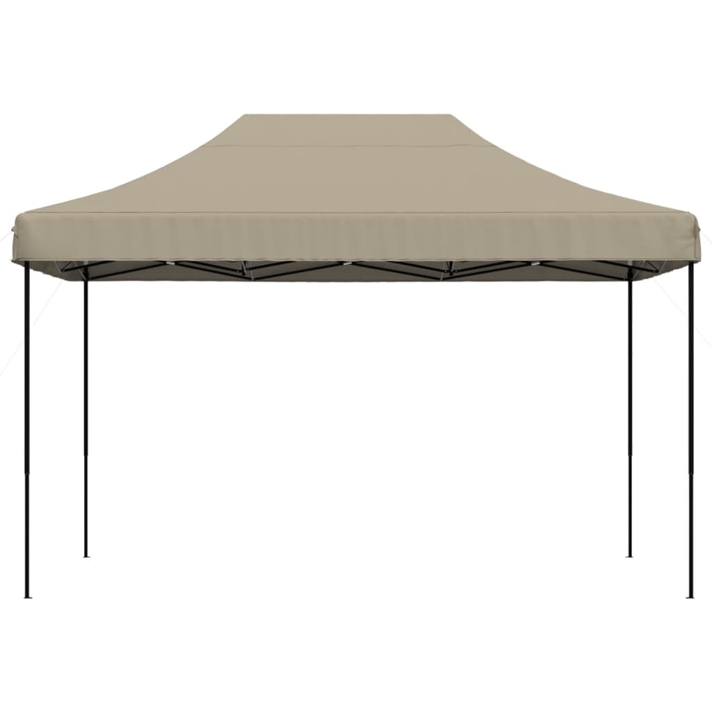 Partyzelt Faltbar Pop-Up Taupe 410x279x315 cm