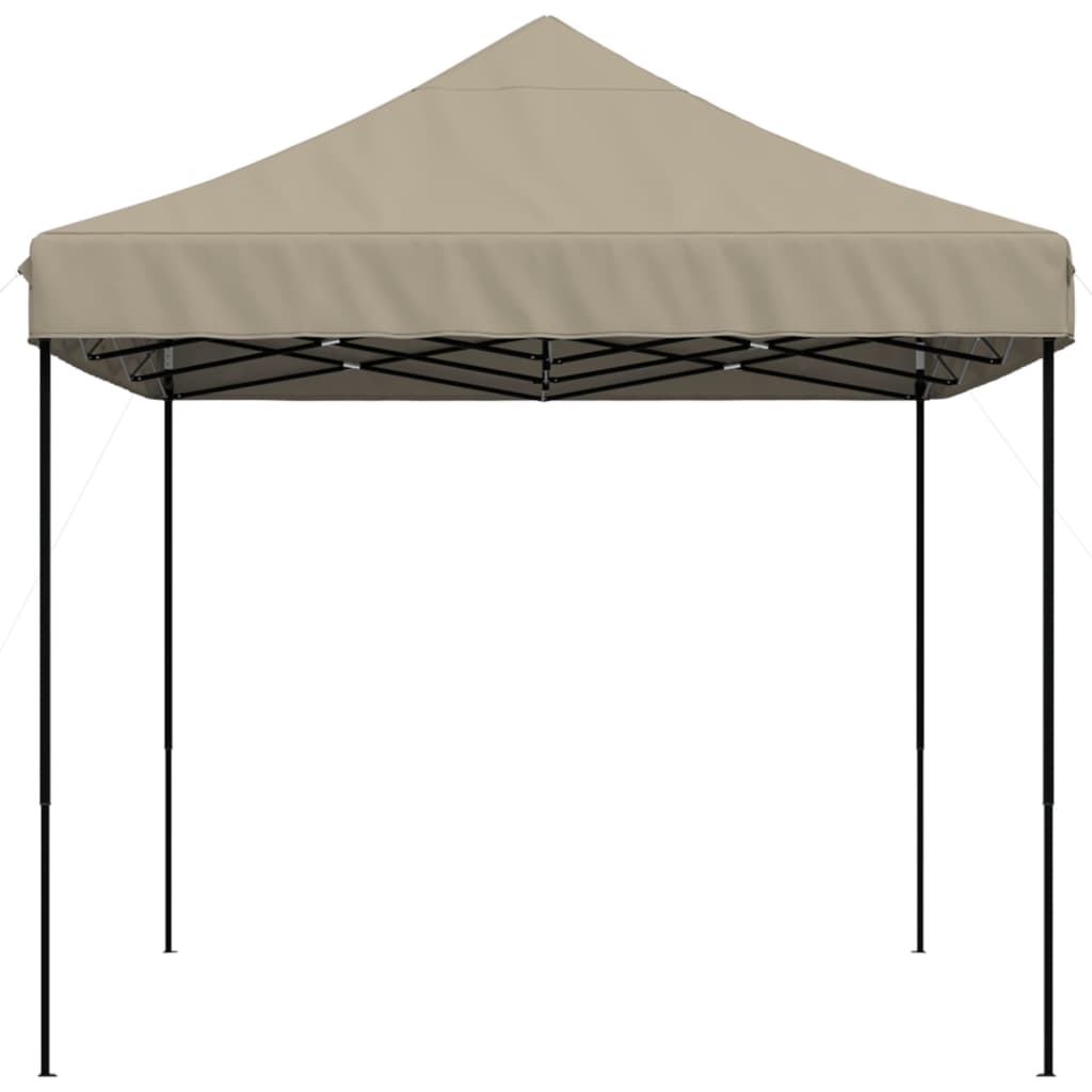 Partyzelt Faltbar Pop-Up Taupe 410x279x315 cm