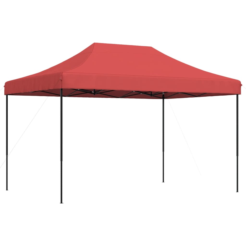 Partyzelt Faltbar Pop-Up Burgunderrot 410x279x315 cm