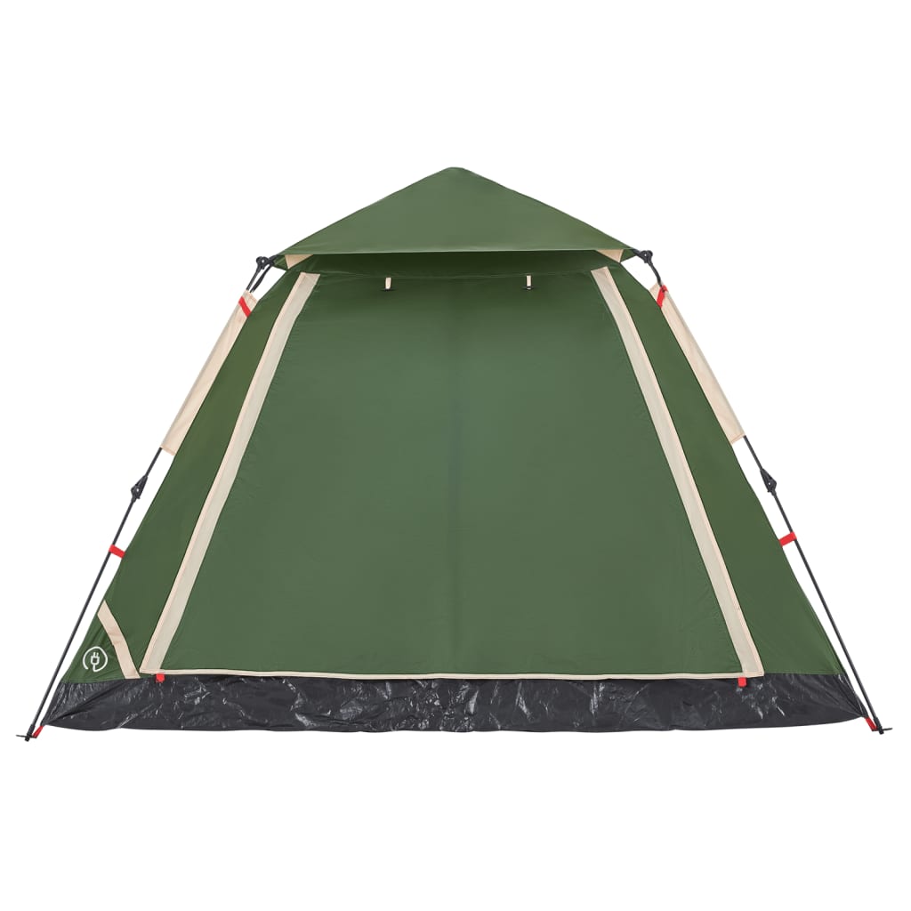 Kuppel-Campingzelt 5 Personen Grün Quick Release