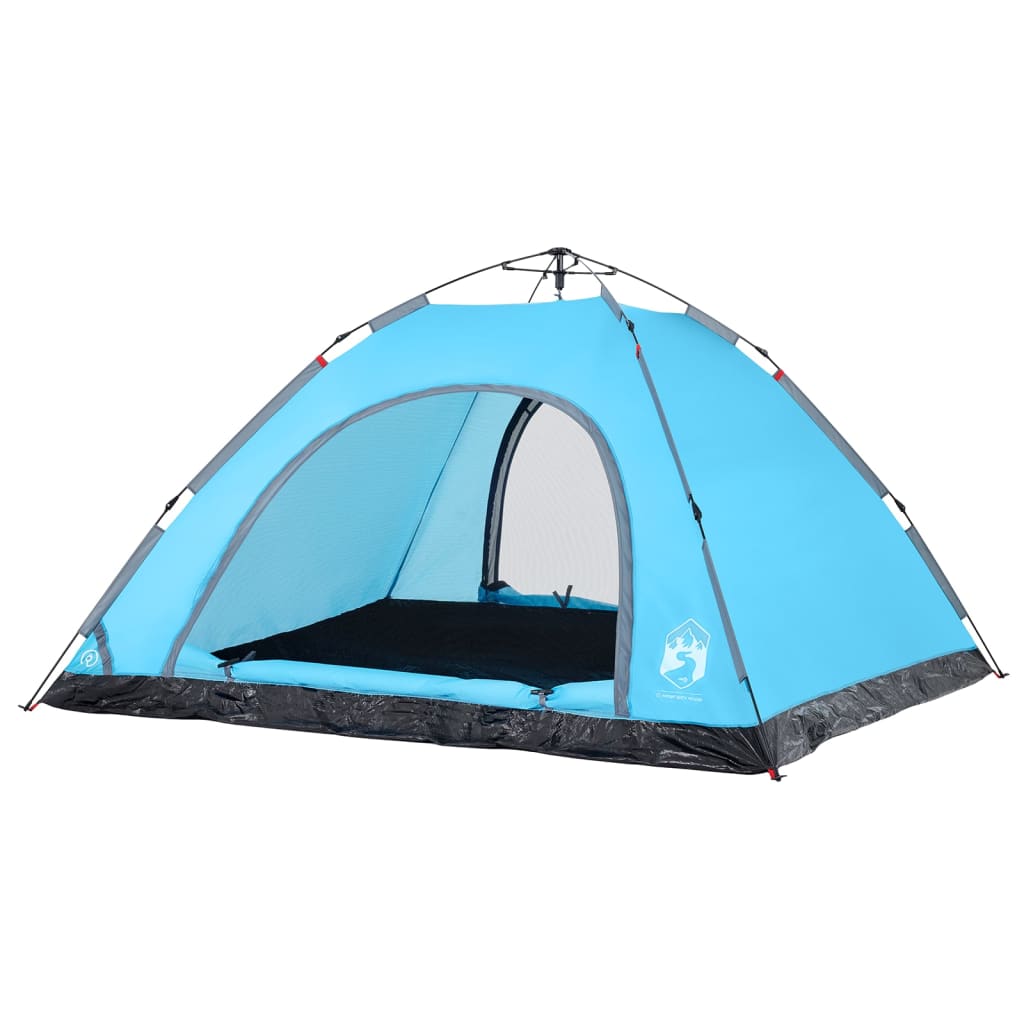 Campingzelt 5 Personen Blau Quick Release