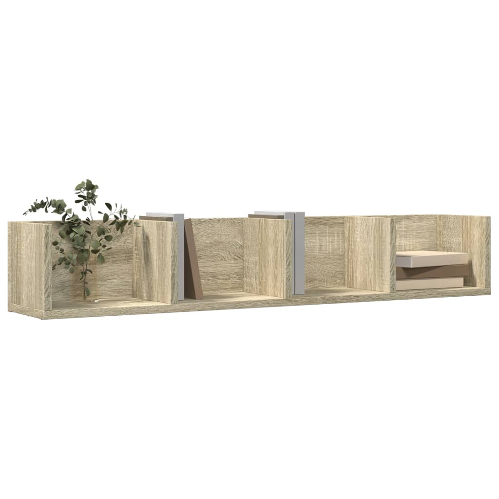 Wandschrank Sonoma-Eiche 99x18x16,5 cm Holzwerkstoff