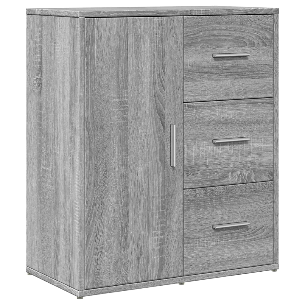 Sideboard Grau Sonoma-Eiche 60x31x70 cm Holzwerkstoff