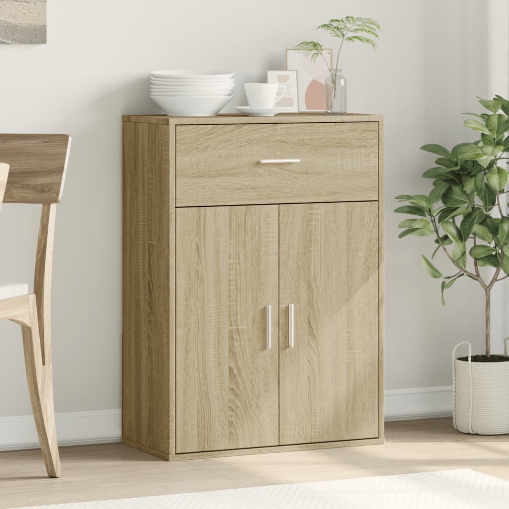 Sideboard Sonoma-Eiche 60x30x84 cm Holzwerkstoff