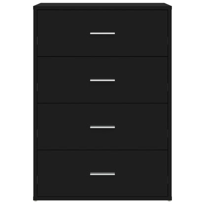 Sideboard Schwarz 60x31x84 cm Holzwerkstoff