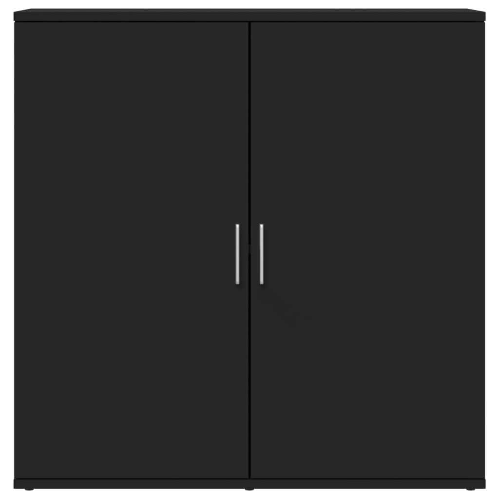 Sideboard Schwarz 79x38x80 cm Holzwerkstoff