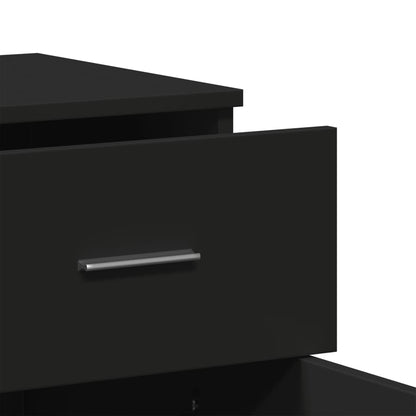 Sideboard Schwarz 79x38x80 cm Holzwerkstoff