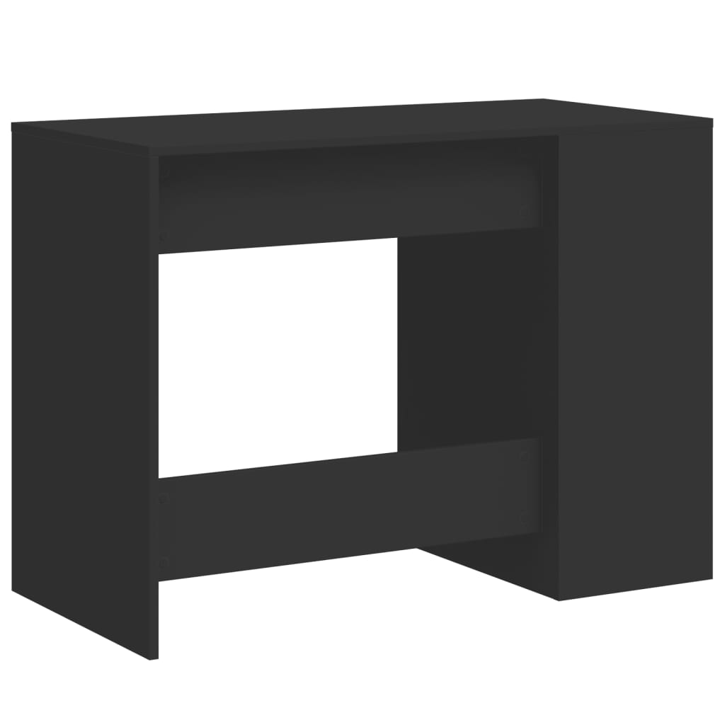 Schreibtisch Schwarz 102x50x75 cm Holzwerkstoff