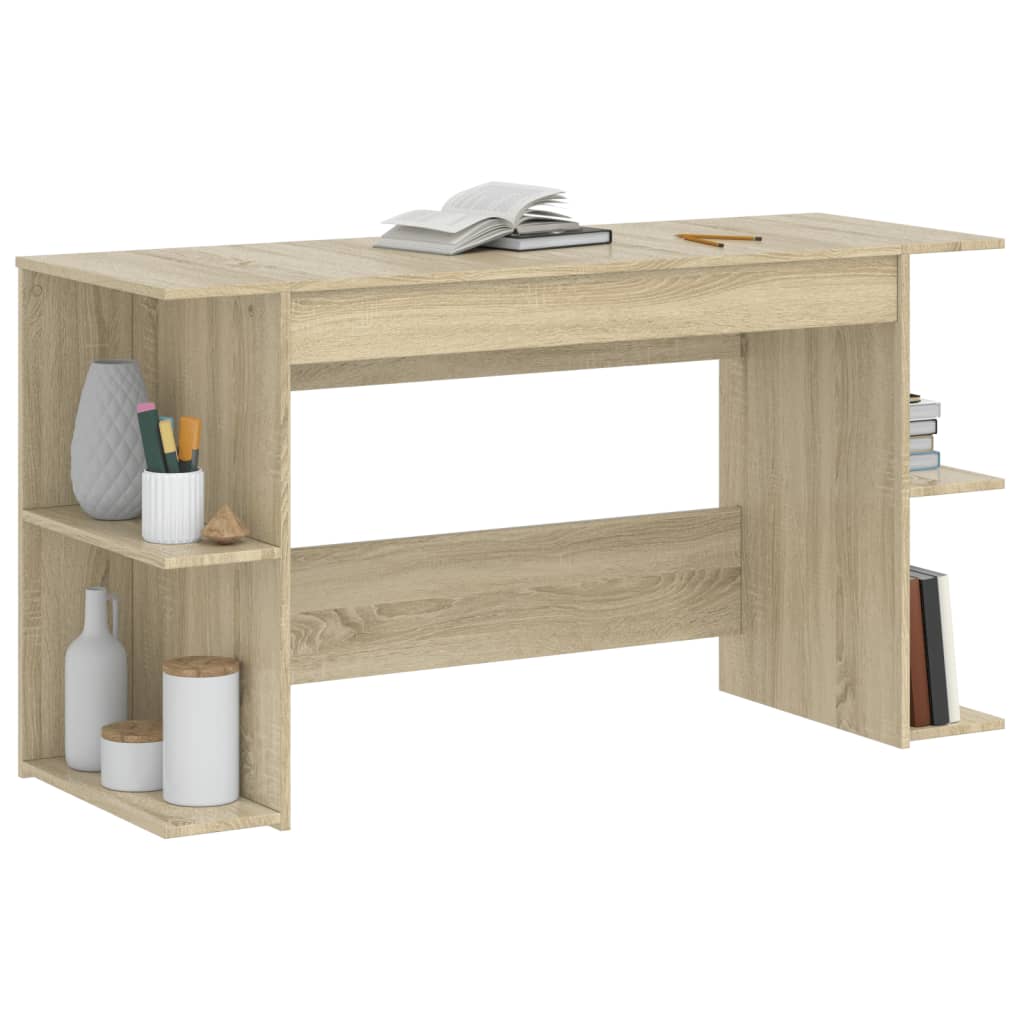 Schreibtisch Sonoma-Eiche 140x50x75 cm Holzwerkstoff