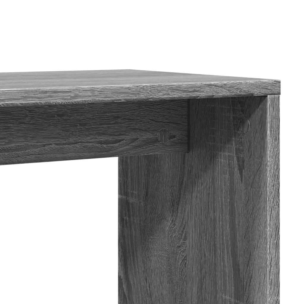 Beistelltische 2 Stk. Grau Sonoma 50x30x50 cm Holzwerkstoff