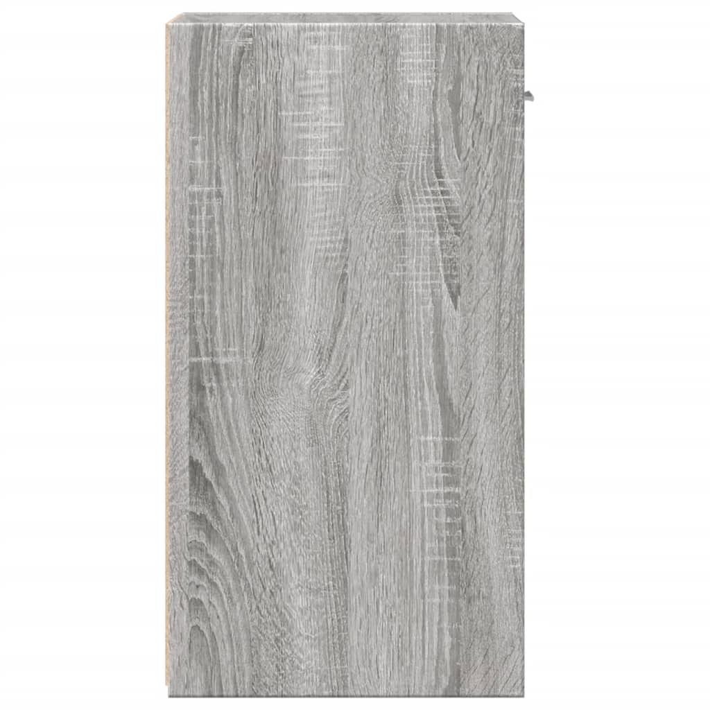 Nachttische 2 Stk. Grau Sonoma 35x34x65 cm Holzwerkstoff