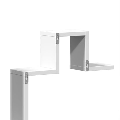 Wandregal Weiß 104,5x10x43 cm Holzwerkstoff