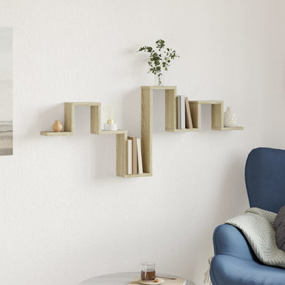 Wandregal Sonoma-Eiche 104,5x10x43 cm Holzwerkstoff