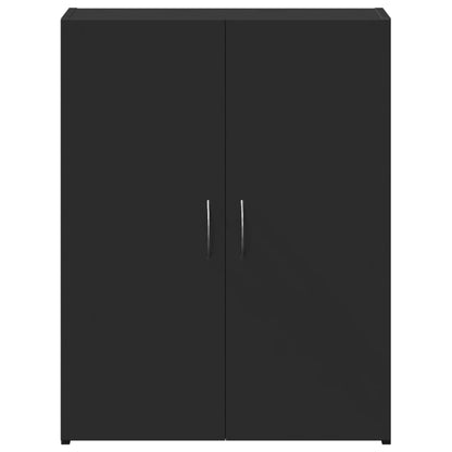 Aktenschrank Schwarz 60x32x77,5 cm Holzwerkstoff