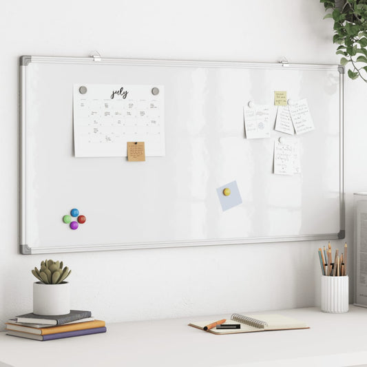Magnetisches Whiteboard 60x30x1,7 cm Aluminium