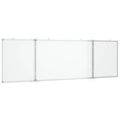 Magnetisches Whiteboard Klappbar 160x60x1,7 cm Aluminium