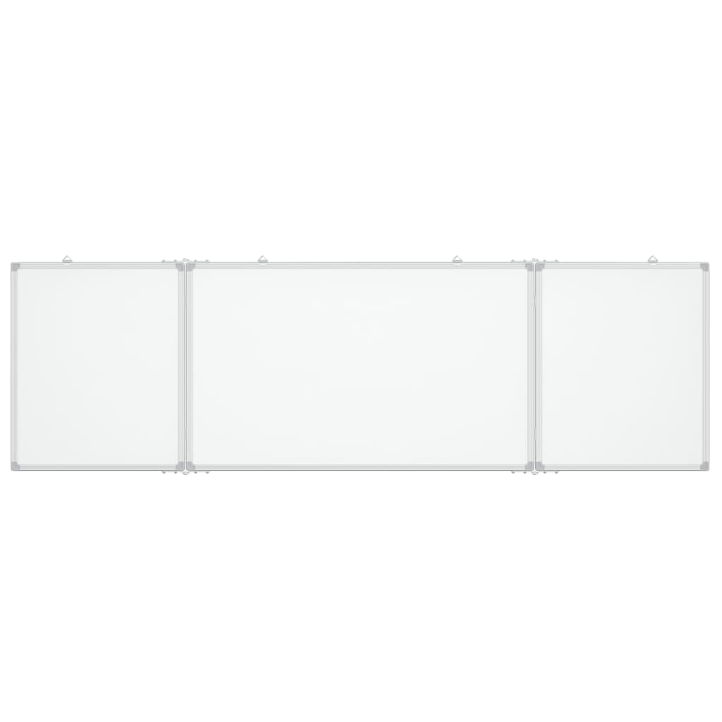Magnetisches Whiteboard Klappbar 160x60x1,7 cm Aluminium