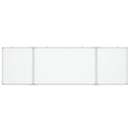Magnetisches Whiteboard Klappbar 160x60x1,7 cm Aluminium