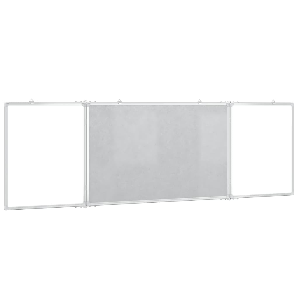 Magnetisches Whiteboard Klappbar 160x60x1,7 cm Aluminium