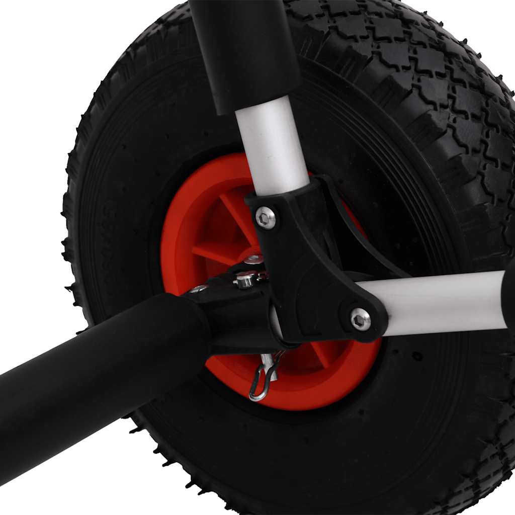 SUP Trolley für 2 Surfbretter Klappbar 90 kg Aluminium