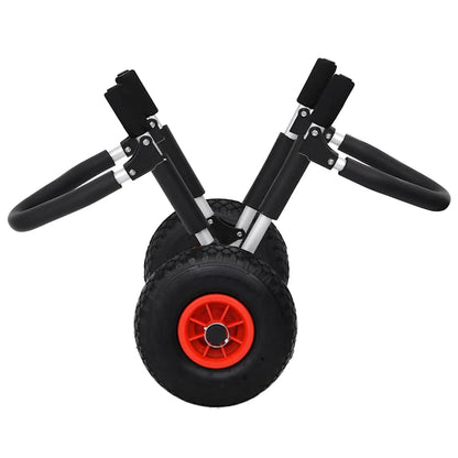 SUP Trolley für 2 Surfbretter Klappbar 90 kg Aluminium
