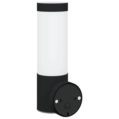 Außenwandlampen 2 pcs Schwarz 12 x 7.5 x 27 cm Edelstahl