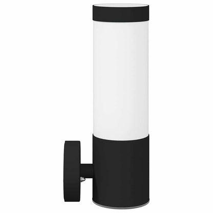 Außenwandlampen 2 pcs Schwarz 12 x 7.5 x 27 cm Edelstahl
