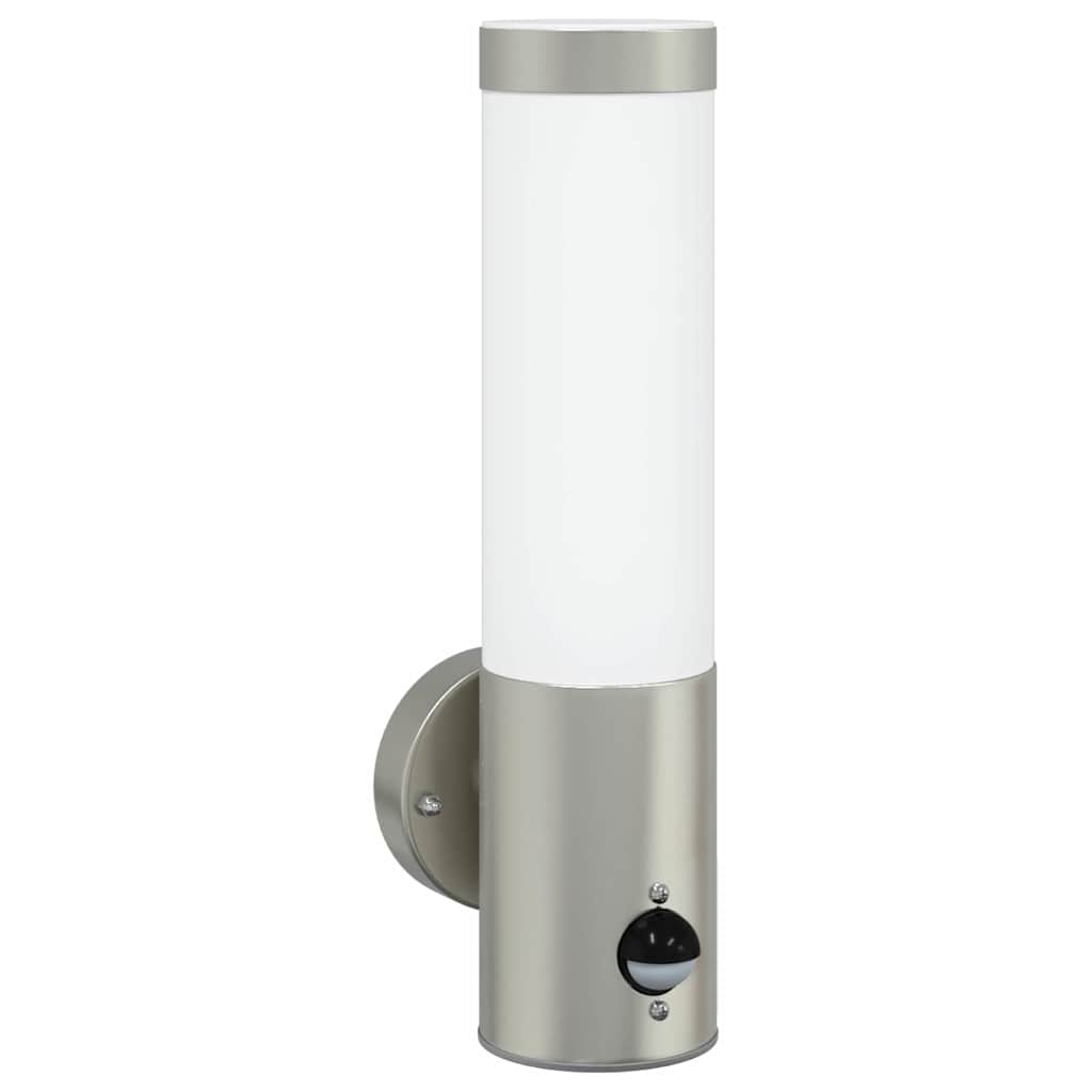Außenwandlampen 2 pcs Silber 12 x 7.5 x 29 cm Edelstahl