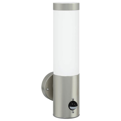 Außenwandlampen 2 pcs Silber 12 x 7.5 x 29 cm Edelstahl