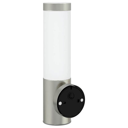 Außenwandlampen 2 pcs Silber 12 x 7.5 x 29 cm Edelstahl